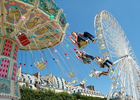 paris fete foraine in the jardin des tuileries