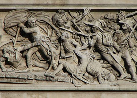 arc de triomphe paris sculpture guidebook