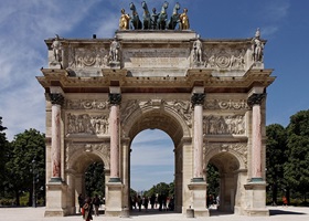 arc de triomphe du carrousel of paris guidebook