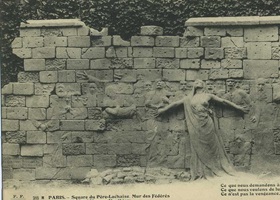 cimetiere du pere lachaise wall of the federes