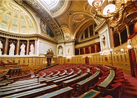 palais du luxembourg room of senat in paris