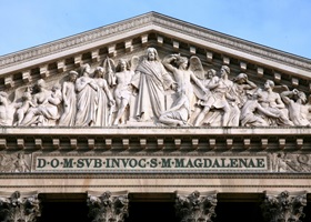 corinthian peristyle église de La Madeleine church Paris