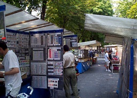 stamp market in paris