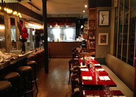 restaurant louis vins in paris design