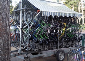 paris bikes renting in bois de boulogne